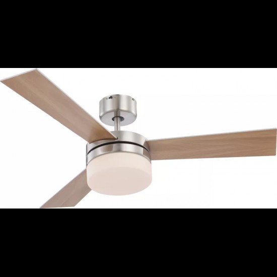 Ventilátor stropný 0333 Globo Alana, matt nikel, 2x E14