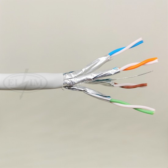 Kábel STP Cat.6A (4x2x0,57) drôt Keline