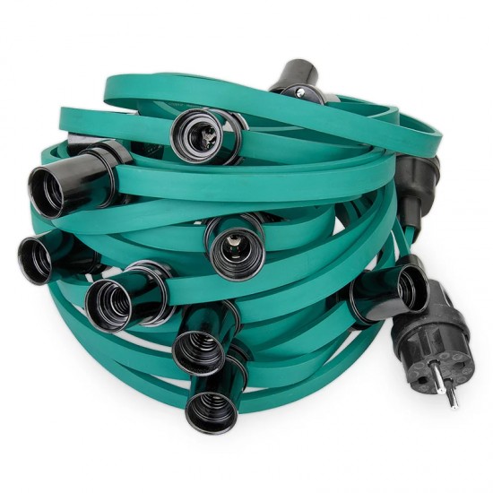 PARTY kábel H05RNH2-F 2x1,5/3-08 zelený