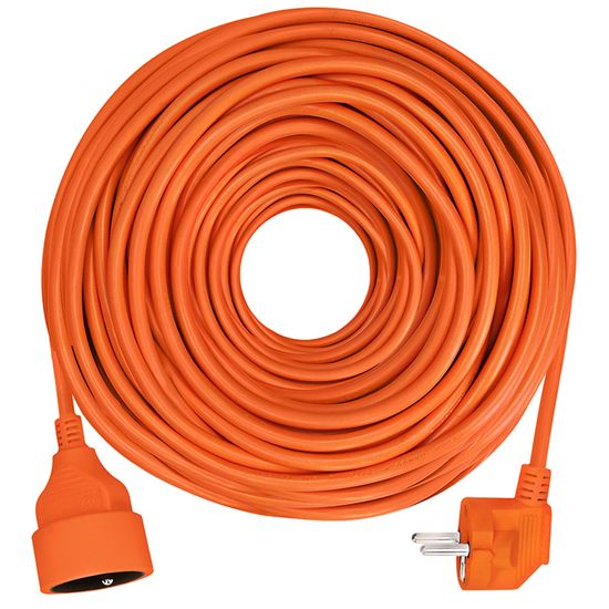 Predlžovačka 25m-1z (PS09) 3x1,5mm2, oranžová