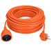 Predlžovačka 25m-1z (PS09) 3x1,5mm2, oranžová