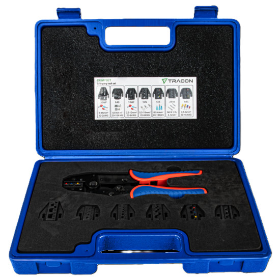 Kliešte lisovacie CRIMPSET sada 7 čelustí
