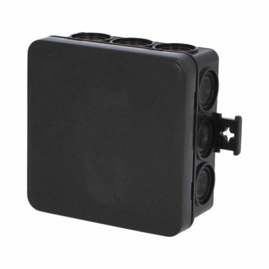 Krabica F12 (85x85x40) IP 55 čierna