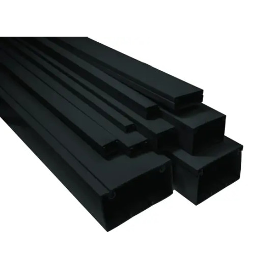 Lišta LV 15x10 čierna (K.1510C) UV stabil