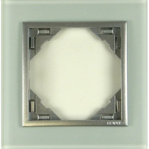 LOGUS rám 1x (90910 T CA) sklo/hliník