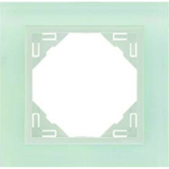 LOGUS rám 1x (90910 T CG) sklo/ladová