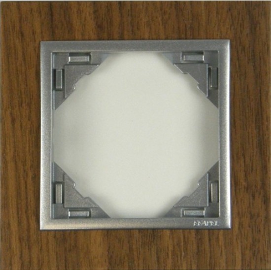 LOGUS rám 1x (90910 T NA) orech/hliník