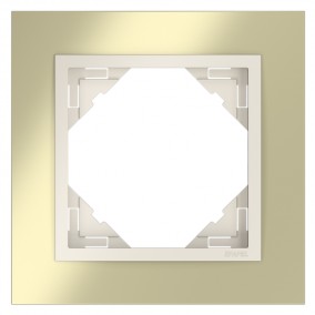 LOGUS rám 1x (90910 T OP) zlato/perleť