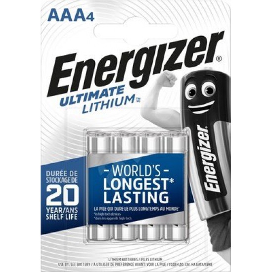 Batéria Energizer LR03 FR3 Ultimate Lithium (4ks)