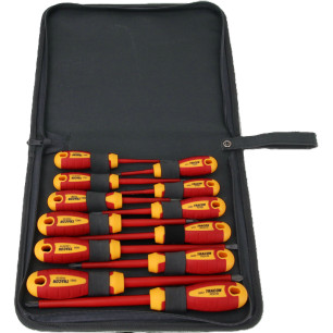 Sada skrutkovačov 12-diel. v puzdre (SDSETOF12) Tr
