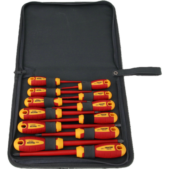 Sada skrutkovačov 12-diel. v puzdre (SDSETOF12) Tr