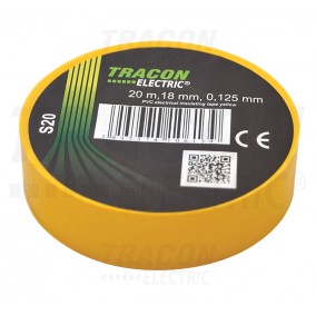 Izolačná páska 18mm/20m PVC žlt. (S20)