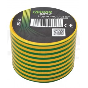 Izolačná páska 50mm/20m PVC zel.-ž. (ZS 50)