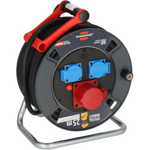 Káblový bubon ST 300 IP44, 1xCEE 400V/16A + 2x typ E, 25m