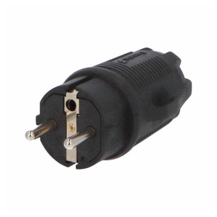 Vidlica 1167 IP54/250V/16A - gumová, robustná