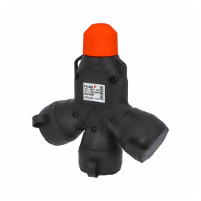 Adaptér trojnásobný 188F IP54/250V/16A - domový, 3P svorka, robustný - SOLID PRO