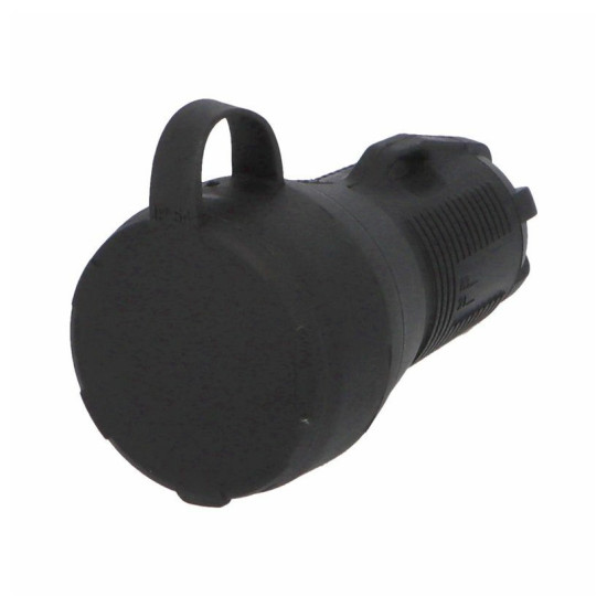 Spojovacia zásuvka 2167F IP54/250V/16A - gumová, robustná