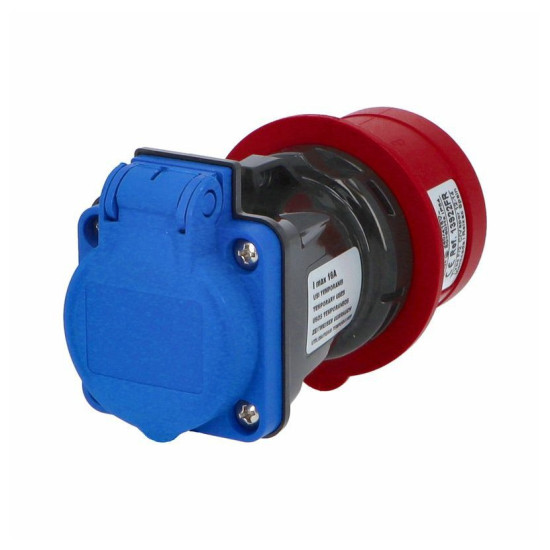 Adaptér 13922FR IP54/400V/16A - vidlica CEE / zásuvka s kolíkom