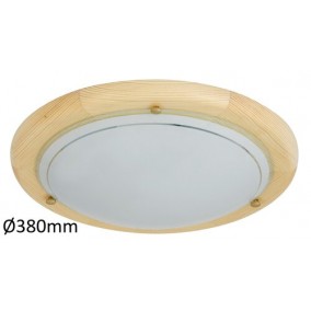 Rabalux 5421 Ufo stropné svietidlo, 2xE27, svetlé drevo