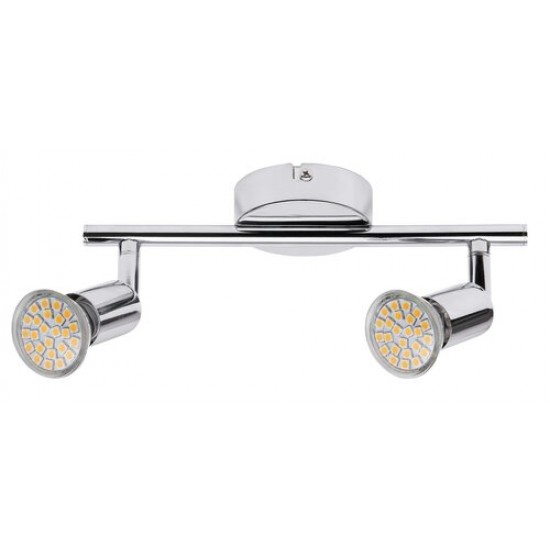 Rabalux 6987 NORTON stropné svietidlo spot LED 2x GU10 chróm