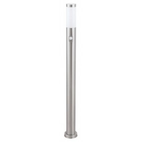 Rabalux 8268 INOX Torch vonkajšie stojanové svietidlo E27+senzor