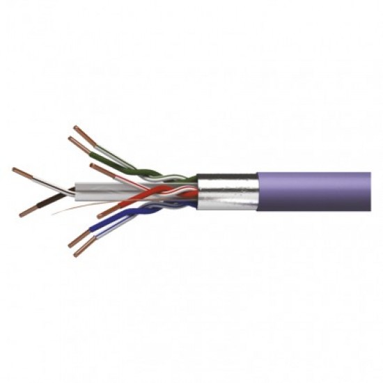 Kábel FTP Cat.6 (4x2x0,5) drôt Cu LSZH fial. (S9230)