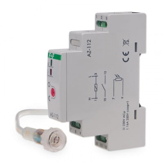 Súmrakový spínač AZ-112 (exter.čidlo DIN)