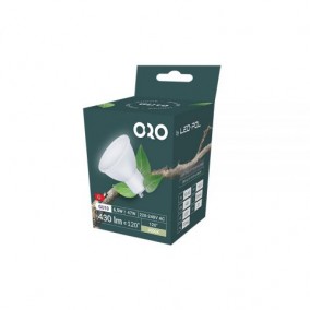 ORO LED žiarovka GU10 TOTO 6,5W CW studená