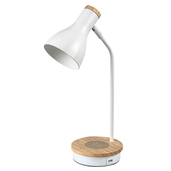 Rabalux 74001 MOSLEY stolné svietidlo E14 25W biele