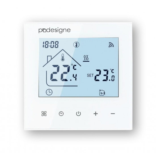 Termostat pTOUCH WHITE DRY CONTACT WIFI-SMART LIFE