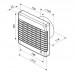 Ventilátor VENTS 150 MATL (časovač + žalúzie) Ventilátor VENTS 150 MATL (časovač + žalúzie)