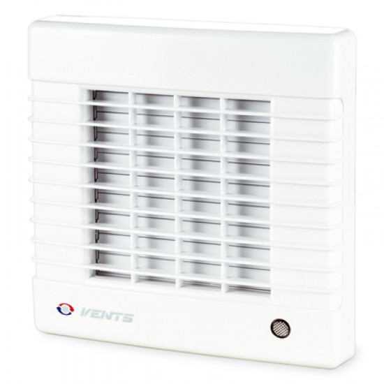 Ventilátor VENTS 125 MATL (č.sp.+ žal.)