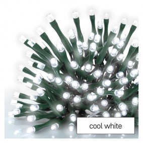 Vianočná reťaz D4AC08 Classic 120 LED, 12m, IP44, studená, prog.