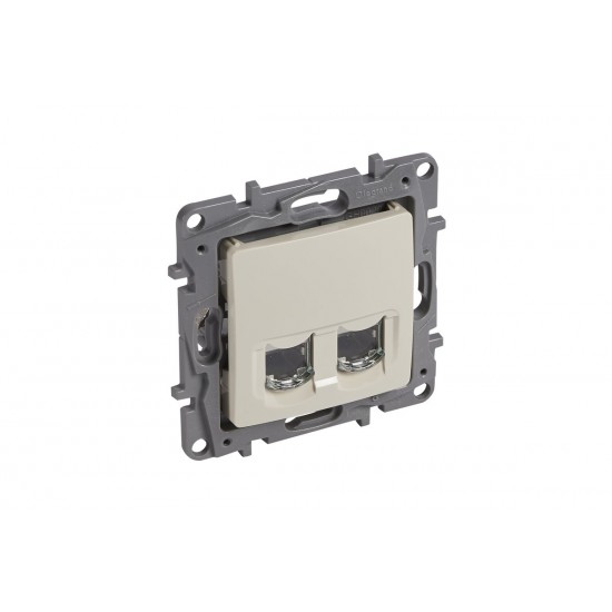 NILOÉ zásuvka 2xRJ45 (764674) béž