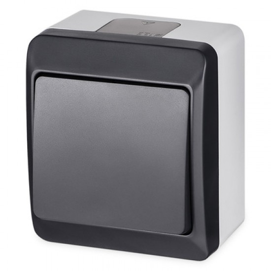 Spínač IP44 č.6 (0331-07) antracit HERMES