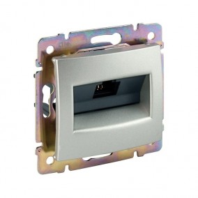 VALENA RJ-45 1x UTP 8-pin (7702 42) hliník 6
