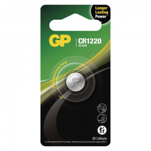 Batéria  3V (CR 1220) GP Lithium (B15201)