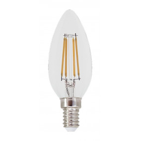 -RA-79047 LED žiarovka filament E14 4W 500lm 4000K sviečka
