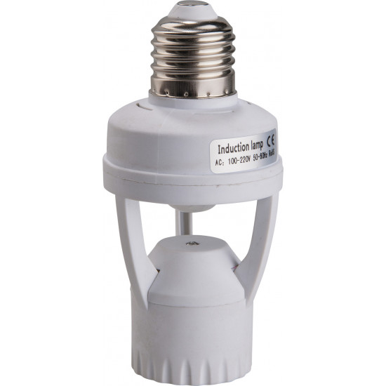 Objímka E27 biela + PIR sensor 360° (1179910)