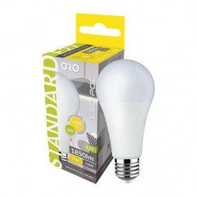 ORO LED žiarovka E27 ATOS A65 17W WW (3000)